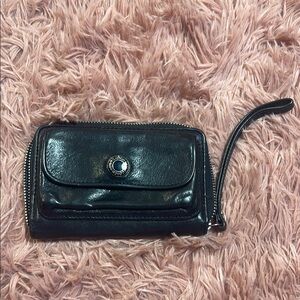 Vintage Coach Black Leather Wallet